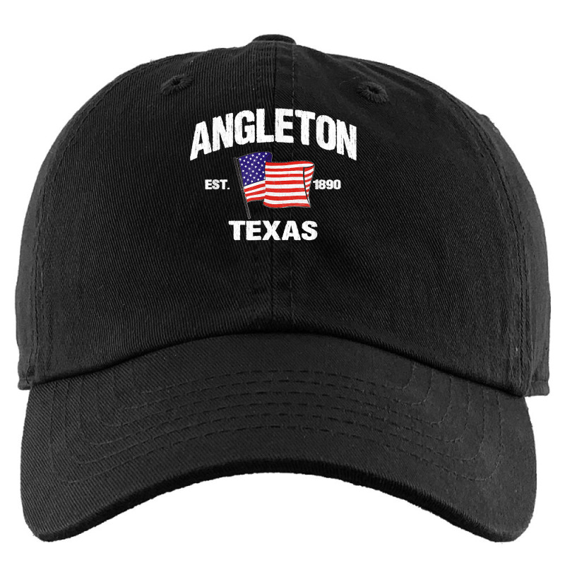 Angleton Texas Tx Usa Stars & Stripes Vintage Style Kids Cap by LUISRTORRES | Artistshot