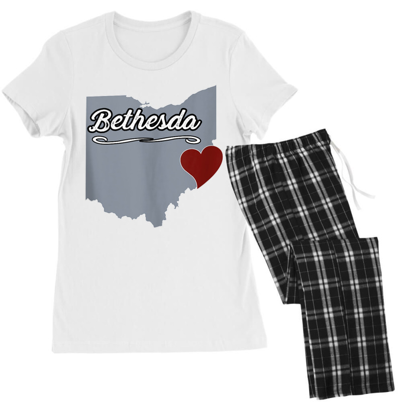 Bethesda   Ohio  Oh City State Usa   Cute Souvenir   Tank Top Women's Pajamas Set by cm-arts | Artistshot