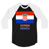 Croatia Soccer Team Classic 3/4 Sleeve Shirt | Artistshot