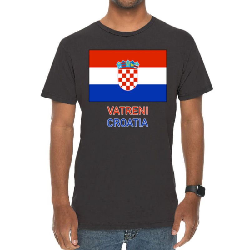 Croatia Soccer Team Classic Vintage T-shirt | Artistshot