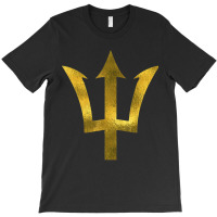 Bajan T  Barbados Tees Est 1966 Gold Trident T-shirt | Artistshot