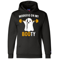 Womens Working On My Booty Funny Halloween Workout Gym Squat Tank Top Champion Hoodie | Artistshot