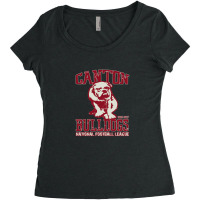 Canton Bulldogs Women's Triblend Scoop T-shirt | Artistshot