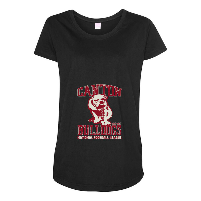 Canton Bulldogs Maternity Scoop Neck T-shirt | Artistshot