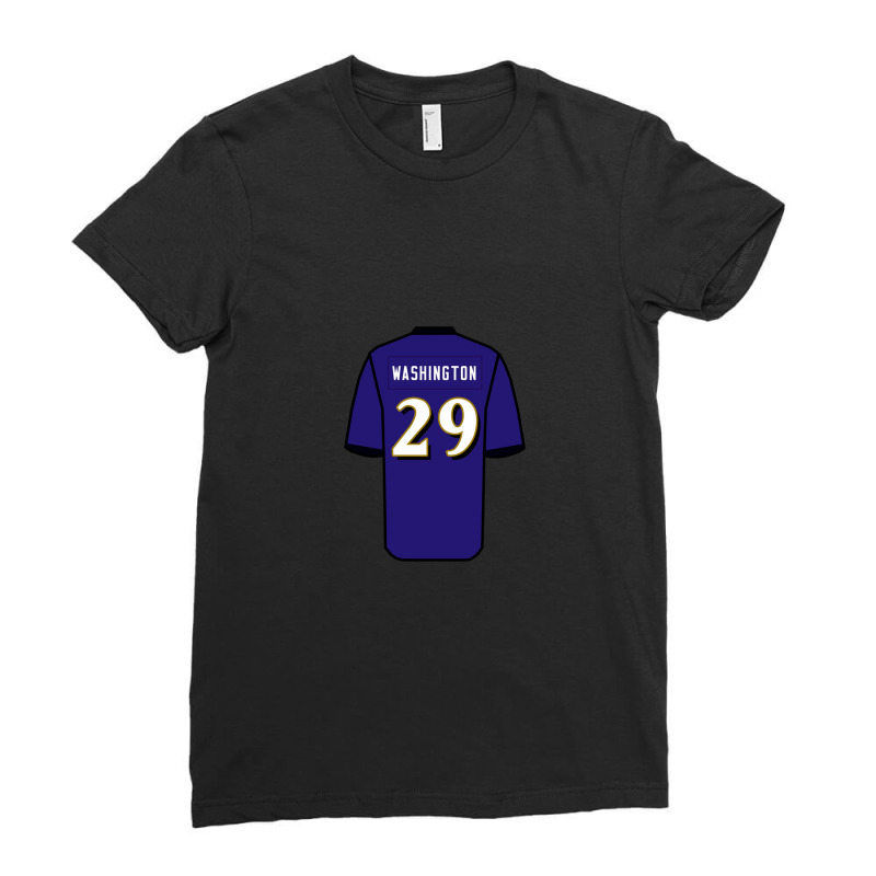 Ar'darius Washington Jersey 1 Ladies Fitted T-Shirt by LornaHicks | Artistshot