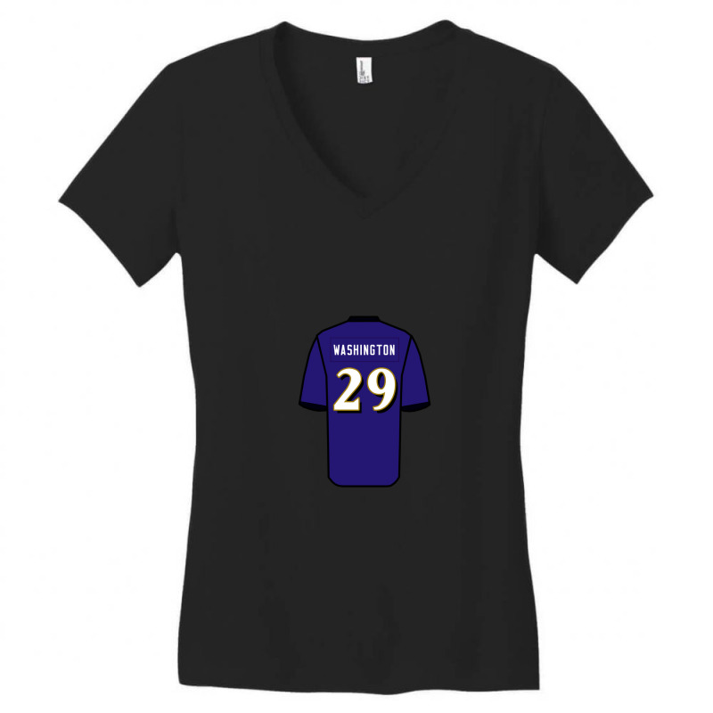 Ar'darius Washington Jersey 1 Women's V-Neck T-Shirt by LornaHicks | Artistshot