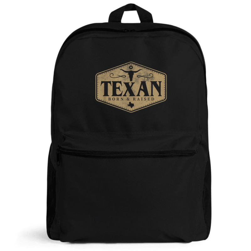 State Of Texas Raised Texan Native Boutique T Shirt Backpack | Artistshot