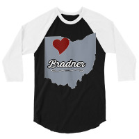 Bradner   Ohio  Oh City State Usa   Cute Souvenir   Tank Top 3/4 Sleeve Shirt | Artistshot