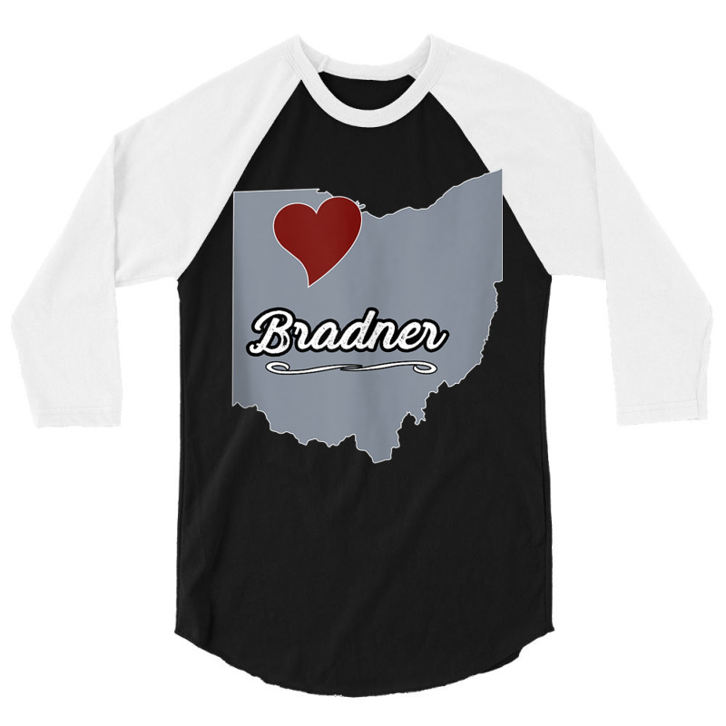 Bradner   Ohio  Oh City State Usa   Cute Souvenir   Tank Top 3/4 Sleeve Shirt by cm-arts | Artistshot