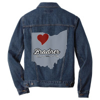 Bradner   Ohio  Oh City State Usa   Cute Souvenir   Tank Top Men Denim Jacket | Artistshot