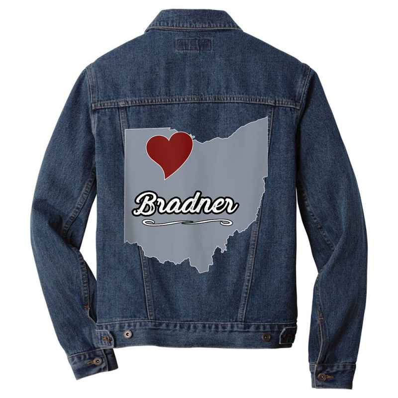 Bradner   Ohio  Oh City State Usa   Cute Souvenir   Tank Top Men Denim Jacket by cm-arts | Artistshot