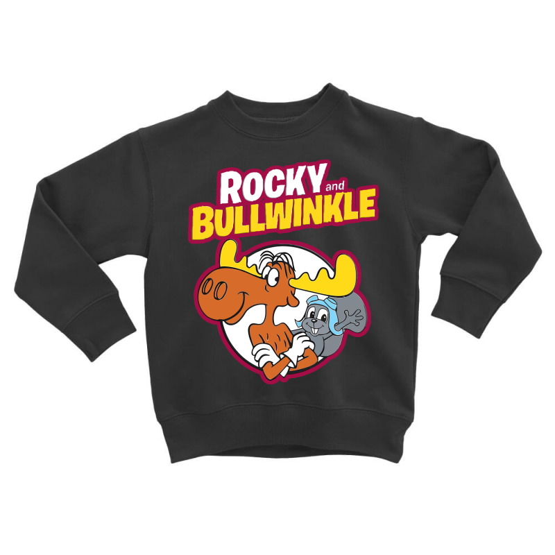 Rocky And Bullwinkle, Vintage Cartoon, Rocky And Bullwinkle Classic Toddler Sweatshirt by cm-arts | Artistshot