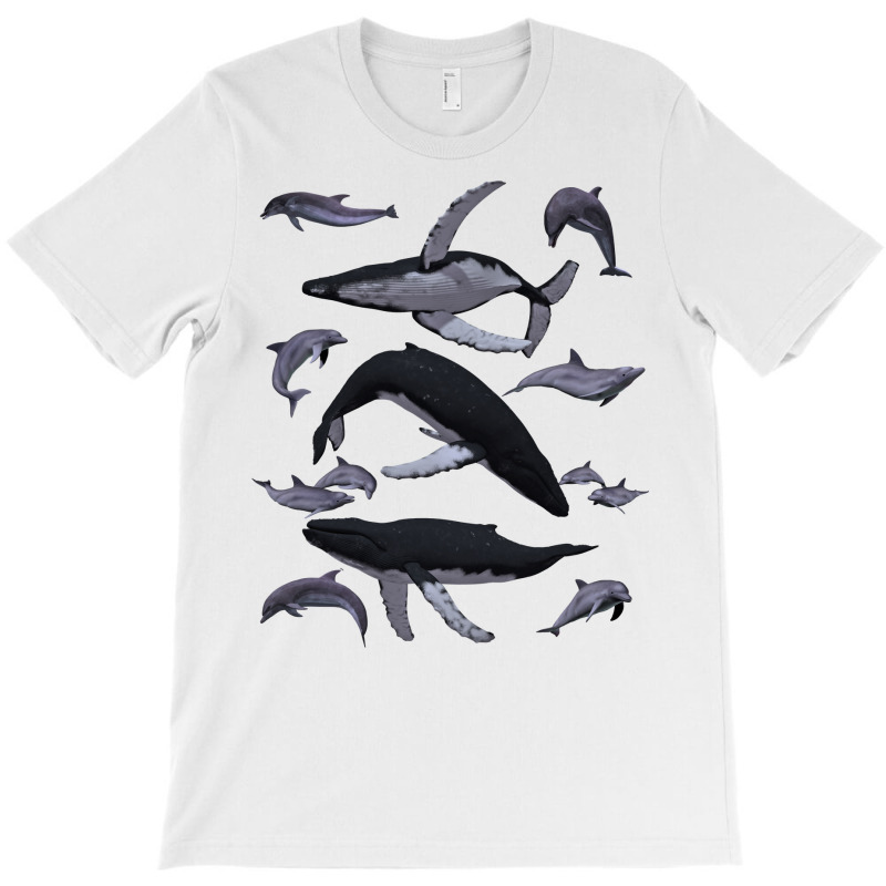 Whale Dolphin Vintage Ocean Life Preppy Marine Biologist Sweatshirt T-shirt | Artistshot