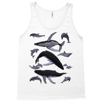 Whale Dolphin Vintage Ocean Life Preppy Marine Biologist Sweatshirt Tank Top | Artistshot