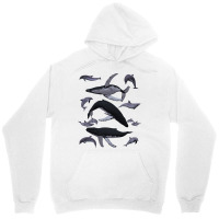 Whale Dolphin Vintage Ocean Life Preppy Marine Biologist Sweatshirt Unisex Hoodie | Artistshot