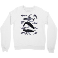 Whale Dolphin Vintage Ocean Life Preppy Marine Biologist Sweatshirt Crewneck Sweatshirt | Artistshot