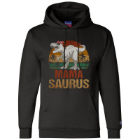 Christmas Mama Saurus Champion Hoodie | Artistshot