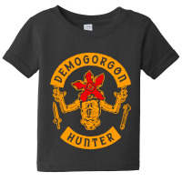 Logotipo Stranger Demogorgon Baby Tee | Artistshot