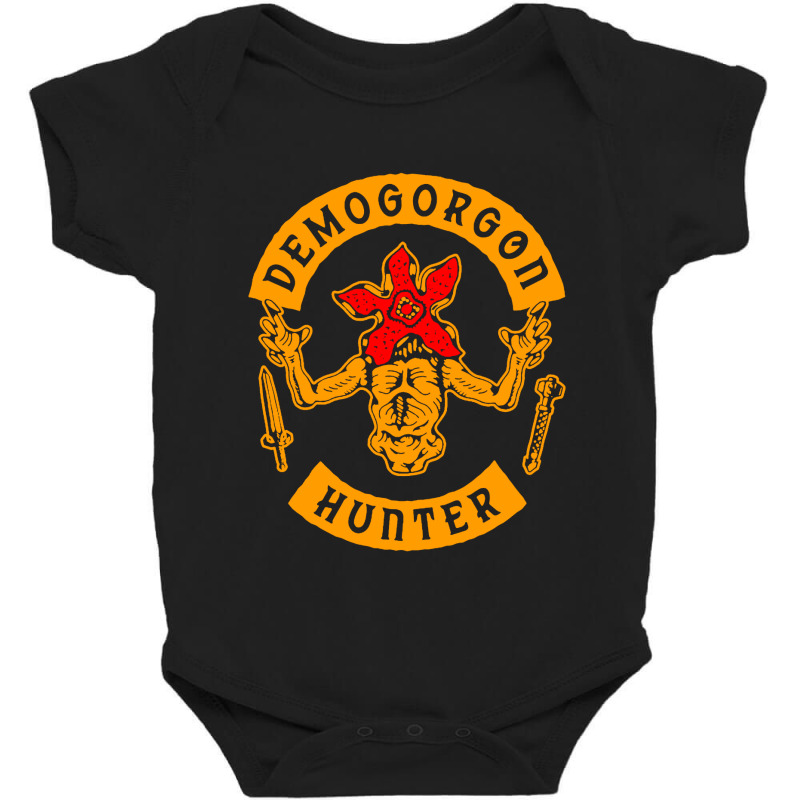 Logotipo Stranger Demogorgon Baby Bodysuit by Semprol | Artistshot