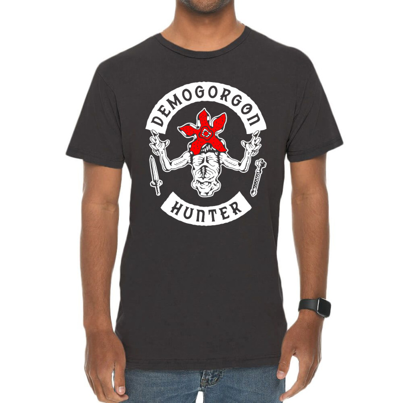 Logotipo Stranger Demogorgon Vintage T-Shirt by Semprol | Artistshot