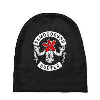 Logotipo Stranger Demogorgon Baby Beanies | Artistshot