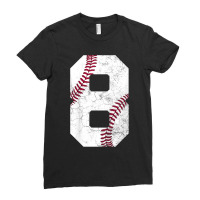 Kids 8th Birthday Baseball Boys Kids Eight 8 Eighth Gift Ladies Fitted T-shirt | Artistshot