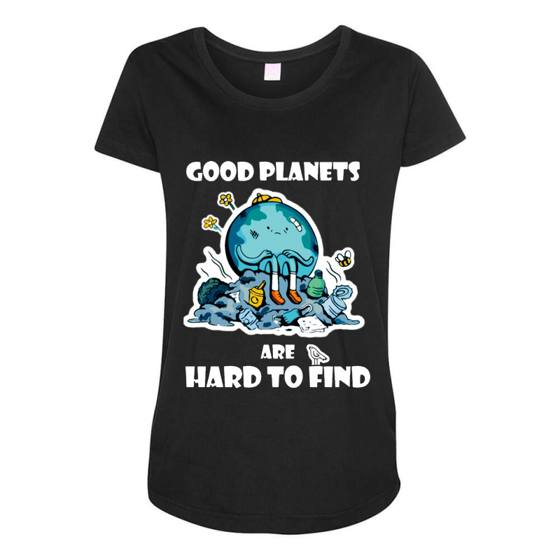 Good Planets Are Hard To Find Protection Maternity Scoop Neck T-shirt by Semprol | Artistshot