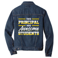 Principal Headmaster Head Teacher Headmistress Men Denim Jacket | Artistshot