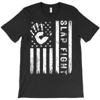 Slap Fight American Flag, Vintage Patriotic Slap Fighting T Shirt T-shirt | Artistshot