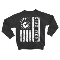 Slap Fight American Flag, Vintage Patriotic Slap Fighting T Shirt Toddler Sweatshirt | Artistshot