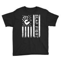 Slap Fight American Flag, Vintage Patriotic Slap Fighting T Shirt Youth Tee | Artistshot