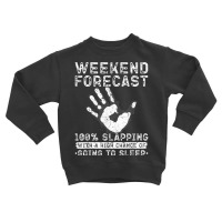 Slap Fight Forecast, Vintage Slap Fighting T Shirt Toddler Sweatshirt | Artistshot