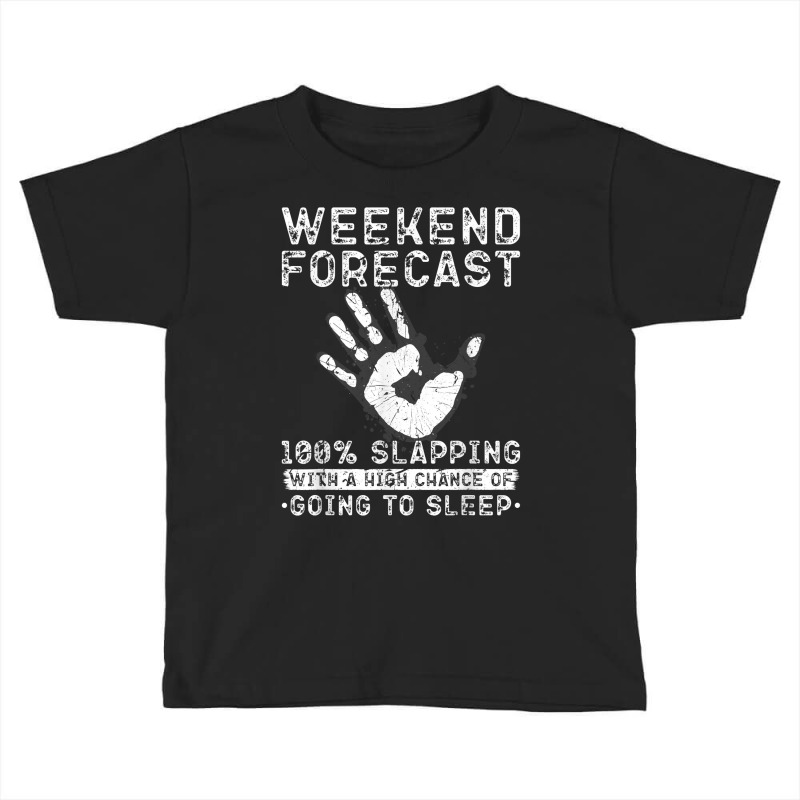 Slap Fight Forecast, Vintage Slap Fighting T Shirt Toddler T-shirt | Artistshot