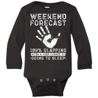 Slap Fight Forecast, Vintage Slap Fighting T Shirt Long Sleeve Baby Bodysuit | Artistshot