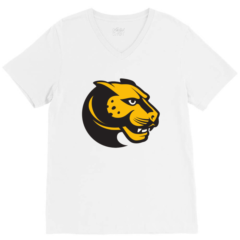 Wentworth Institute Of Technology Leopard V-Neck Tee by cm-arts | Artistshot