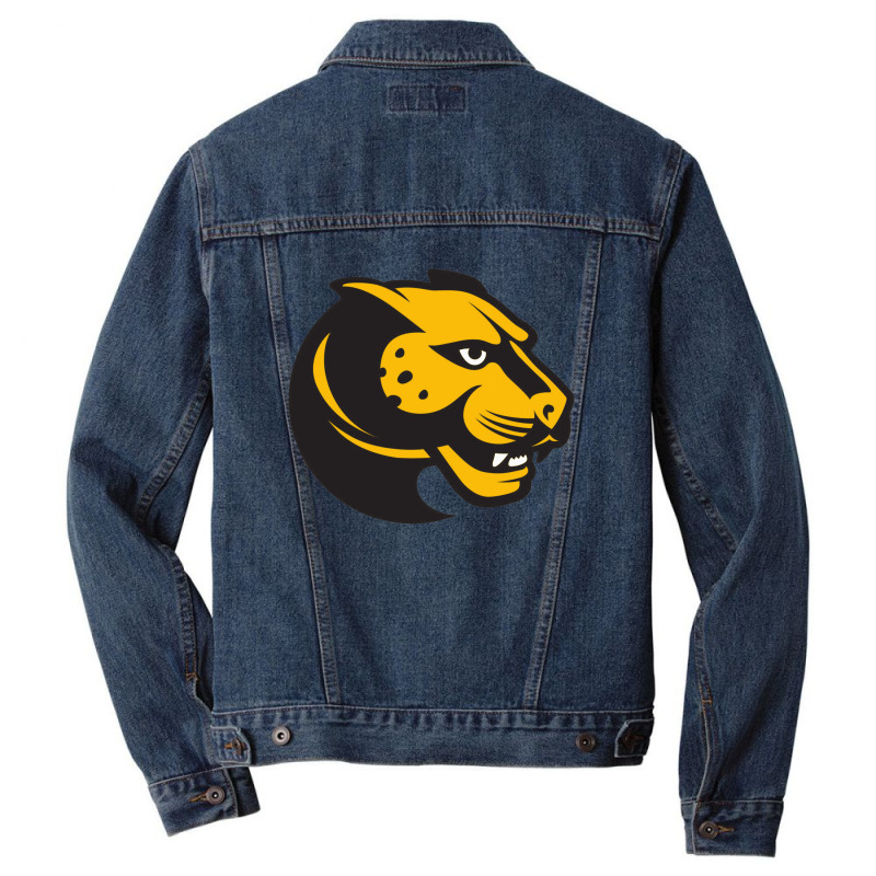 Wentworth Institute Of Technology Leopard Men Denim Jacket by cm-arts | Artistshot