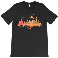 Liverpool Skyline Watercolors Classic T-shirt | Artistshot