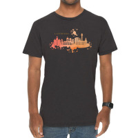 Liverpool Skyline Watercolors Classic Vintage T-shirt | Artistshot