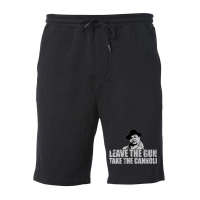 Leave The  Take The Cannoli 2 Fleece Short | Artistshot