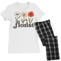 The Florist Graphic Botanical Flowers Gardening Plant Lover T Shirt Women's Pajamas Set | Artistshot