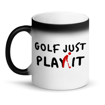 Golf Just Play It Magic Mug Designed By Diamond Tees