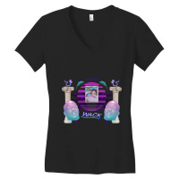 Eric Andre Show Vaporwave Women's V-neck T-shirt | Artistshot