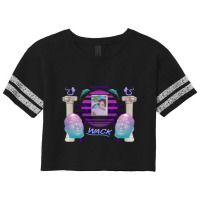 Eric Andre Show Vaporwave Scorecard Crop Tee | Artistshot