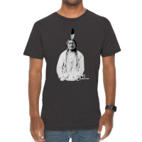 Sitting Bull Native American Indian Chief Lakota Sioux Gift Vintage T-shirt | Artistshot