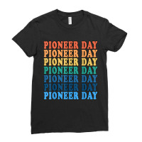 Men's And Women's Mormon Pioneers Day Celebration Retro Utah T Shirt Ladies Fitted T-shirt | Artistshot