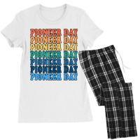 Men's And Women's Mormon Pioneers Day Celebration Retro Utah T Shirt Women's Pajamas Set | Artistshot