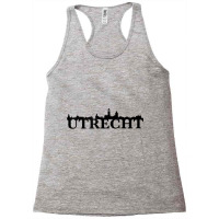 Utrecht Netherlands City Skyline Silhouette Outline Sketch Tank Top Racerback Tank | Artistshot