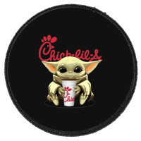 Baby Yoda Round Patch | Artistshot