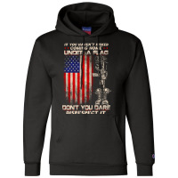 If You Haven't Risked Coming Home Under A American Flag Sweatshirt Champion Hoodie | Artistshot