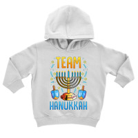 Team Hanukkah Jewish Festival Of Lights Funny Hebrew Holiday T Shirt Toddler Hoodie | Artistshot